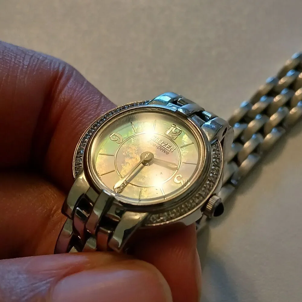 Parts/Repair Citizen Eco-Drive Ladies Watch B023-S012309 MOP Dial 20.4mm